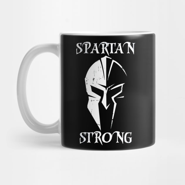 Spartan Strong Helmet by Motivation sayings 